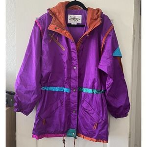 Vintage 90’s Obermeyer Jacket Coat Snowboarding Skiing Juniors 18, Womens L/XL